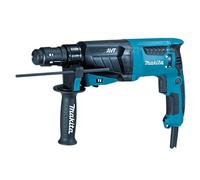 Makita Martillo ligero HR2631FT - 800W, 2,4J, AVT, mandril intercambiable, 26 mm