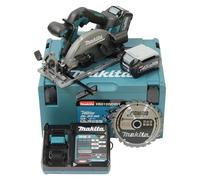 Makita HS012GD201 - Sierra circular con batería (57 mm, 40 V, máx. 2,5 Ah, 2 baterías y cargador)