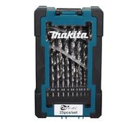 Makita HSS GS - Juego de brocas para metal (25 piezas, 2-5,5 mm, caja de almacenamiento)