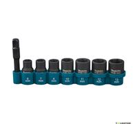 MAKITA juego tuercas cuadradas 1/4" 8 piezas E-12289