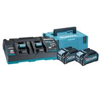 MAKITA Li-ion XGT 40V juego 2 piezas BL4040+1 pieza DC40RB+1 pieza Makpac 191U00-8