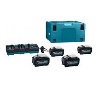 MAKITA Li-ion XGT 40V juego 4 piezas BL4050F+1 pieza DC40RB+1 pieza Makpac 191U42-2