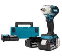 Llave de Impacto MAKITA DTW301RTJ (2 x 5,0 Ah + DC18RC + MAKPAC 2)
