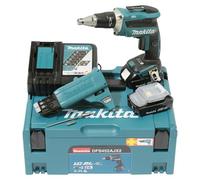Makita LXT 18V Atornillador de batería DFS452AJX2 (18 V, 2 baterías, 2 Ah) + Garantía BAUHAUS 5 años para equipos eléctricos y motorizados