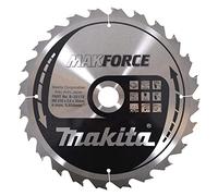 MAKITA Hoja de sierra para madera MAKFORCE 270x2,6x30 mm 24 dientes B-32172