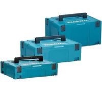 Makita Makpac - Juego de caja de transporte y caja de herramientas grandes 2 plus 3 plus 4, 1 pieza