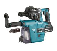 Makita MAKPAC - Martillo combinado con batería para SDS-Plus (18 V, 5,0 Ah, 2 baterías y cargador)