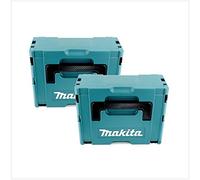 Makita Makpac Talla 2 caja de transporte Juego de 2