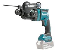 Makita DHR182ZU - Martillo combinado con batería SDS Plus (sin batería, incluye extracción de polvo y adaptador inalámbrico AWS, 18 V, potencia de impacto individual máx. 1,7 julios)