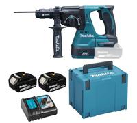 Taladro de batera y martillo de cincel Makita DHR243RTJ 18V/5,0Ah Nuevo