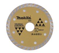 Makita, modelo 84143, disco de diamante turbo de 115 mm, ideal para co