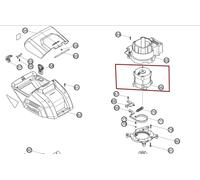 Makita Motor 629374-6 para cortacésped DLM460, 36 V