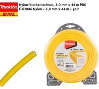 MAKITA Nylon Cuerda Cuadrada, 3,0 mm x 44 m PRO E-02886 Nylon 3,0 mm x 44 m A...