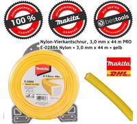 MAKITA Nylon Cuerda Cuadrada, 3,0 mm x 44 m PRO E-02886 Nylon 3,0 mm x 44 m A...