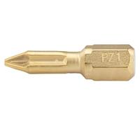 Makita P-38635 P-38635-Punta posidrive Oro 1-25, Negro