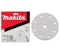 MAKITA papel de lija Velcro 150 mm 9 agujeros K220, 10 piezas P-37904