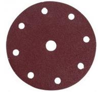 MAKITA papel de lija Velcro 150 mm 9 agujeros K240, 50 uds P-32655