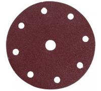 MAKITA papel de lija Velcro 150 mm 9 agujeros K320, 50 uds P-32661