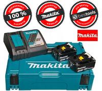 Makita Power Source Kit 2x Batería 18V / 3.0 Ah Li Cargador DC18RC 197952-5