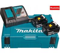 Makita Power Source Kit 2x Batería 18V / 3.0 Ah Li Cargador DC18RC 197952-5