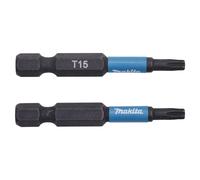 MAKITA punta de torsión 1/4" IMPACT BLACK T15, 50 mm 2 piezas B-63775