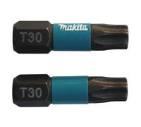 MAKITA punta de torsión 1/4" IMPACT BLACK T30, 25 mm 2 piezas B-63694