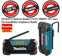 Radio de batería makita mr052 10.8v am/fm azul