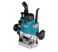 Makita RP1111CJFA - Fresadora (1100 W, incluye D-53556, 12 piezas en MAKPAC, color azul)