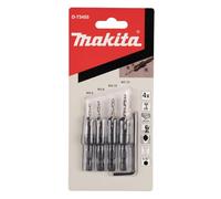 Juego de brocas avellanadoras MAKITA 1/4'' 4 piezas D-73455