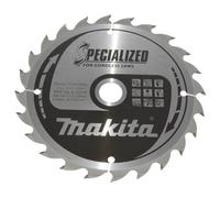 MAKITA Hoja de sierra para madera SPECIALIZED 165x1,5x20 mm 24Z para sierras de batería B-32910