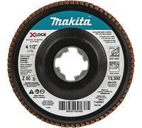 Makita T-03931 X-Lock - Disco plano de 4-1/2 pulgadas, grano 60, tipo 27, para molino X-Lock y todas las amoladoras de eje de 7/8 pulgadas