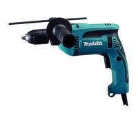 Makita Taladro de impacto con maletín, portabrocas rápido 1,5-13 mm, 680W HP1641K