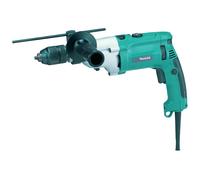 Makita HP2071J taladro Sin llave 2900 RPM Negro, Azul, Plata 2,5 kg, Taladradora de impacto azul, Sin llave, 1,3 cm, 2900 RPM, 4 cm, 1,6 cm, 2 cm