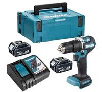 Makita Taladro de percusión LXT 18 V (2 x 3,0 Ah) en MAKPAC DHP487RFJ