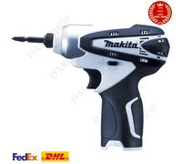 Makita TD090DZW 10.8 V atornillador de impacto inalámbrico cuerpo blanco sola...