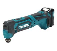 Makita TM30DWAE 12V Max Li-ion CXT Multi herramienta completa con 2 baterías de iones de litio de 2,0 Ah y cargador suministrado en una funda de transporte