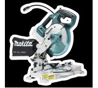 Makita - DLS600Z - Sierra circular estacionaria sin baterías y cargadores, Li-Ion, 18 V, - ah, 165x20 mm, motor sin escobillas, iluminación led, arranque fluida