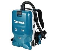 Makita VC012GZ01 Aspiradora de Mochila sin escobillas, 3 Velocidades, Azul
