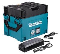 Makita BCC01 - Maletín de carga para batería (40 V máx., 8 ranuras, serie XGT), color azul y negro