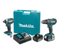 Makita XT261M 2 piezas 18V iones de litio 4.0 Ah Kit combinado inalámbrico
