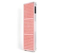 Makiuri Panel de terapia de luz roja para cuerpo completo | 630 nm, 660 nm, 810 nm, 830 nm, 850 nm | Terapia de luz LED roja e infrarroja cercana de grado clínico (5 longitudes de onda) | Alta
