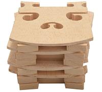 MAKIVI 10 unidades serías puente para violín de arce para puentes de violín 1/8 y 1/4 y 1/2 y 3/4 y 4/4 unidades para violín Instrumentos de cuerda