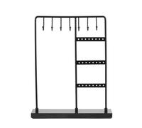 MAKIVI Soporte para PresentacióN de JoyeríA de MáRmol, Soporte de Escritorio ExtraíBle para Pendientes, Collares, Anillos, Soporte para JoyeríA, Estante para Almacenamiento de Joyas