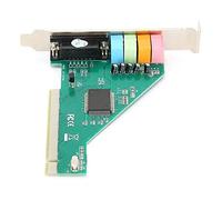 MAKIVI Tarjeta de Sonido PCI 4.1 Canales Ordenador de Escritorio Tarjeta de Sonido Integrada Tarjeta de Audio Interna Surround Estéreo CMI8738
