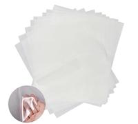 MAKJUNS JOOTUEPO 12 PCS Lámina Adhesiva de Doble Cara, Parche Adhesivo de Doble Cara de Planchar, Pegatinas de Doble Cara en Planchas, para Adhesivo de Parche(20 * 30cm)