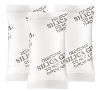 MakMeFre 5 Gramos (100 Paquetes) de Gel de sílice desecante Absorbente de Humedad,Moisture Absorber Silica Gel Desiccant Packets for Storage