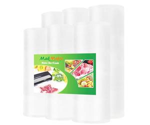 MakMeFre 6 Paquete 20X600cm(3Rollos) y 28X600cm(3Rollos) Rollo Bolsas Vacio Alimentos,Bolsas Envasar al Vacio Alimentos Sin BPA(total:3600cm)