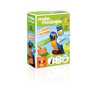 mako moulages 39085 Protected Species Nature Challenge Blue Macaw Craft Kit Plaster and Painting Unit Case Made in France for Children 5 Years and Abov