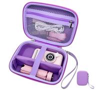 Makolle Funda para cámara para niños compatible con Goopow/ESOXOFFORE Seckton/Dylanto/CIMELR para cámara de video digital para niños, soporte para juguetes para tarjeta SD, papel impreso, cable USB