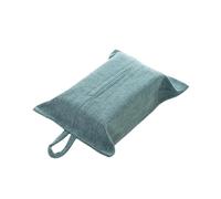 MAKOMAKI Servilletero colgante de estilo japonés, estuche para cosméticos, caja de pañuelos de tela, organizador de accesorios para el hogar, oficina, coche (transparente)